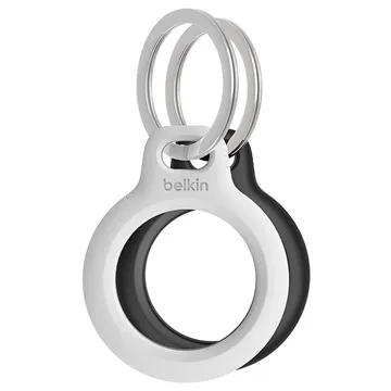 Belkin Apple AirTag Case with Keychain - 2 Pcs. - Black & White