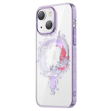 Kingxbar Myth Series iPhone 14 Case - Purple Phoenix