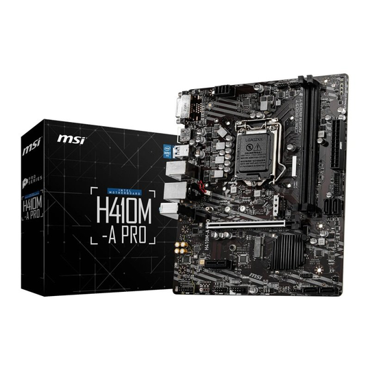 MSI Intel H410M-A PRO Micro-ATX Motherboard