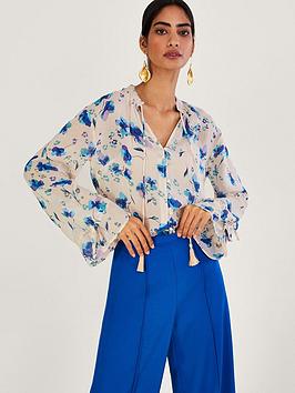 Monsoon Mabel Sustainable Floral Print Blouse
