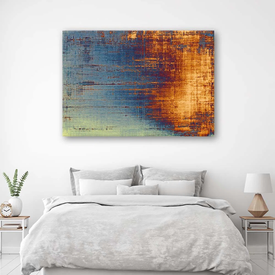 Canvas Print Abstract Copper Metal