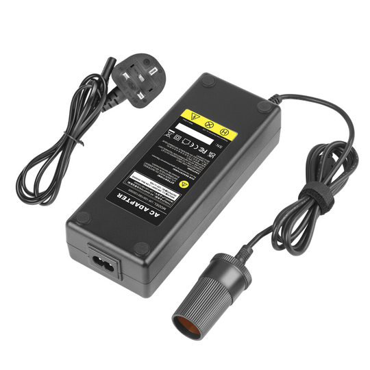 110V-240V AC to DC 12V 10A Car Converter Cigarette Lighter Socket Power Adapter