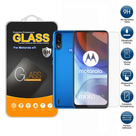 Tempered Glass Screen Protector For Motorola e7i