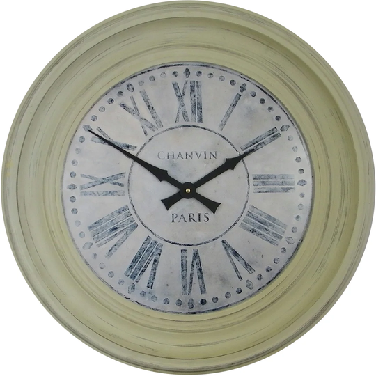 50cm Framed Chanvin Dial Wall Clock