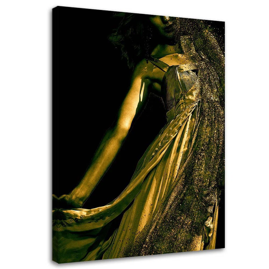 Canvas Print Gold Glamour Woman
