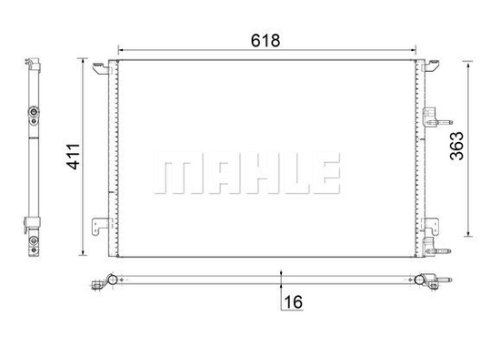 Condenser Air Conditioning 8FC351309-374 by BEHR