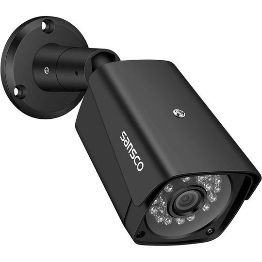 SANSCO 1080P 2MP HD CCTV Security Camera for Home Surveillance Camera System, 1920x 1080 Pixels, IR Cut Day Night Vision, 3.6mm Lens, Weather and Vand