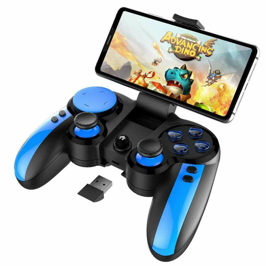 Ipega 9090 Wireless Bluetooth Game Controller Gamepad Joystick with Phone Holder for Android TV Phone Windows PC