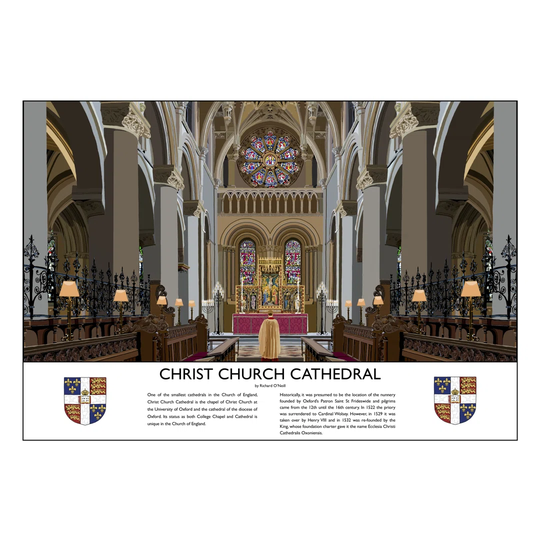 Christ Church Cathedral by Richard O'Neil - Graphic Art Print on Paper