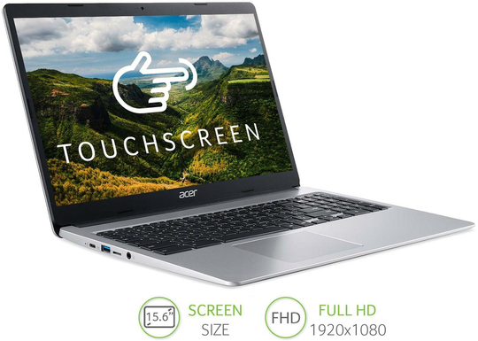Acer CB315 15.6in Pentium 4GB 64GB FHD Chromebook - Silver