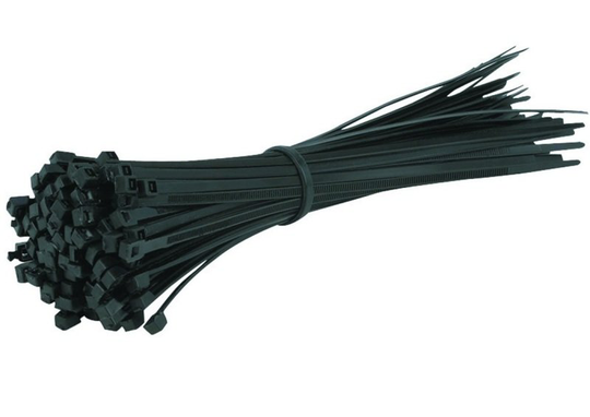 Cable Ties - 100 Pack Black Nylon 4.8mm X 300MM