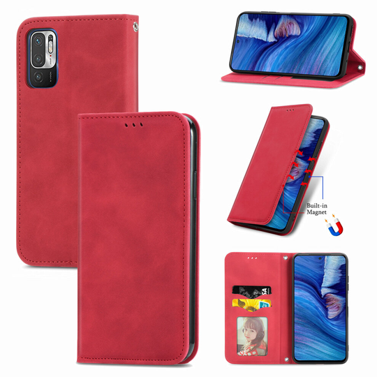 Xiaomi Redmi Note 10 5G Case,for Xiaomi Redmi Note 10 5G PU Leather Wallet Flip Protective Phone Case with Card Slots Holder Pocket, Case for Xiaomi R