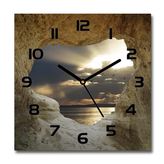 Ignasas Seaside Cave Silent Wall Clock
