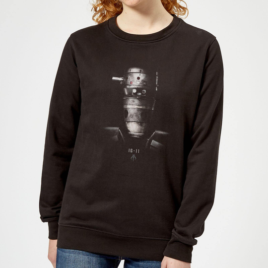 The Mandalorian IG-11 Poster Women's Sweatshirt - Black - XS - Black