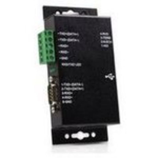 StarTech.com 1 Port Metal Industrial USB to RS422/RS485 Serial Adapter w/ Isolation