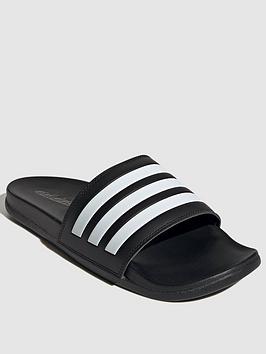 Adidas Sportswear Adilette Comfort Slides - Black/White