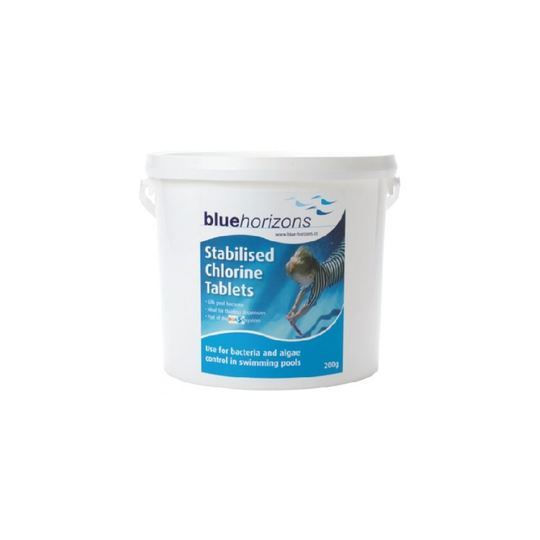 Deep Blue Pro - 200g STABILISED Chlorine Tablets 10kg SLOW RELEASE