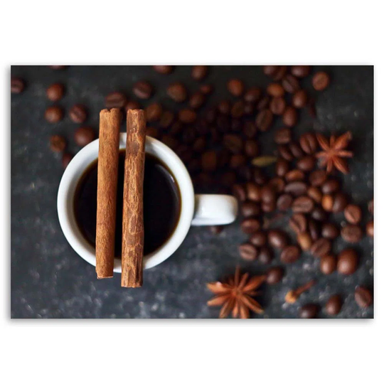 Canvas Print Cinnamon Anise Coffee Mug