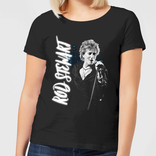 Rod Stewart Poster Women's T-Shirt - Black - S
