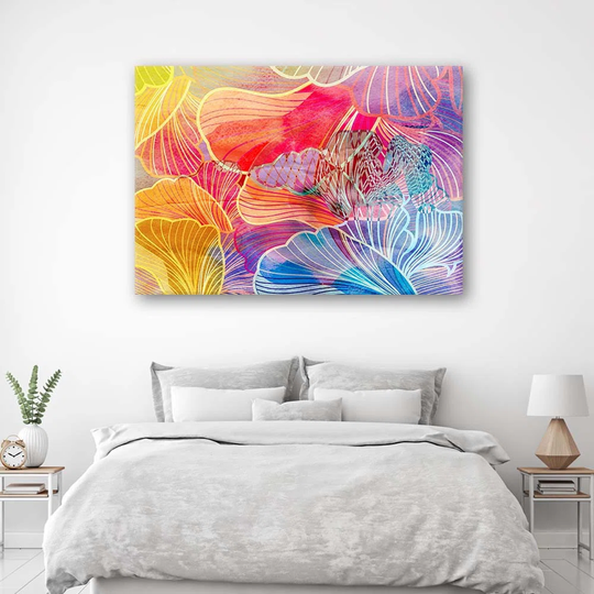 Canvas Print Abstract Coloured