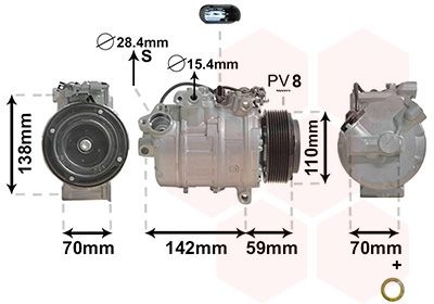 Compressor, air conditioning *** IR PLUS *** 0600K418