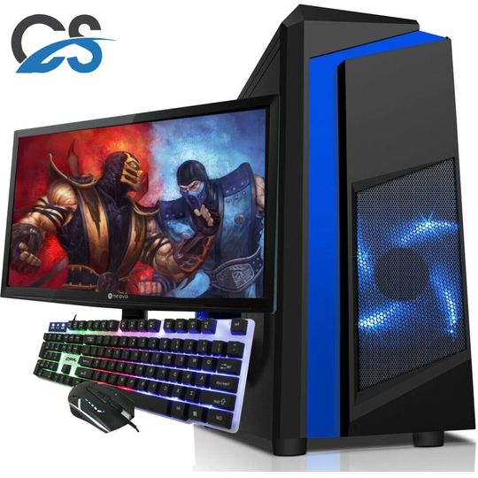 ULTRA FAST Gaming PC Bundle Quad Core i7 2600 16GB 1TB Win10 2GB GT730