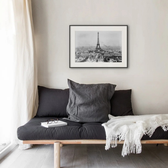 Paris - La Tour Eiffel - 1900 - Picture Frame Photograph Print on Paper