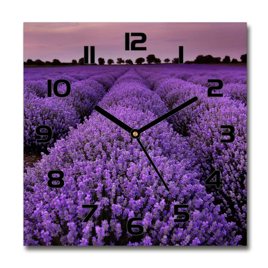 Illan Lavender Field Silent Wall Clock