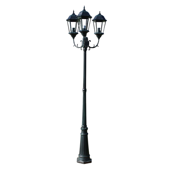 3 Light 230cm LED Lamp Post