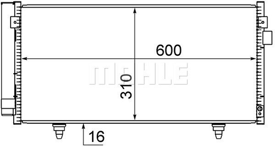 Condenser Air Conditioning 8FC351319-221 by BEHR
