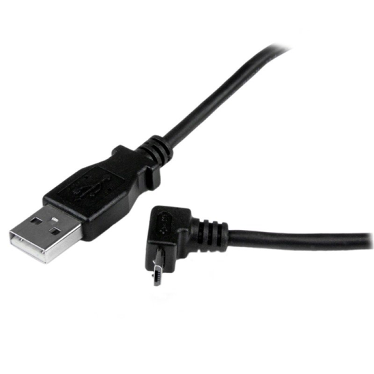 StarTech.com 2m Micro USB Cable - A to Down Angle Micro B