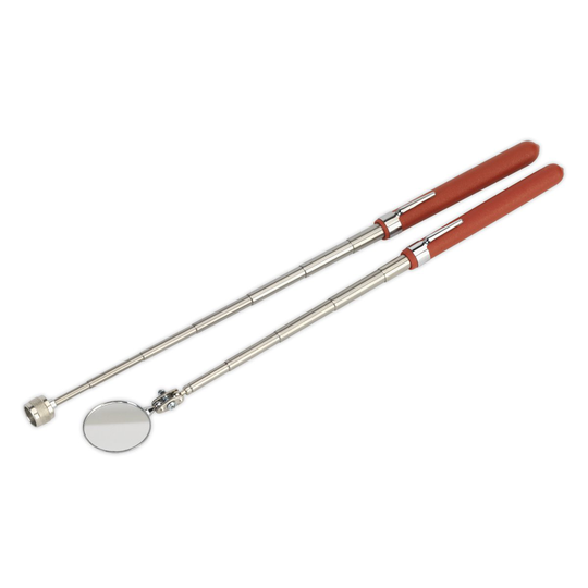 Sealey AK6527 | Telescopic Magnetic Pick-Up & Mirror Set 2pc