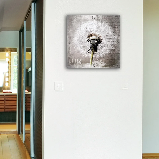 Dandelion Wall Clock