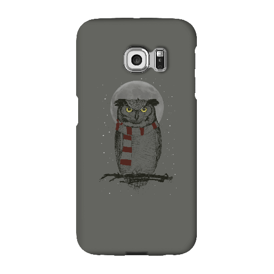 Balazs Solti Owl And Moon Phone Case for iPhone and Android - Samsung S6 Edge Plus - Snap Case - Gloss
