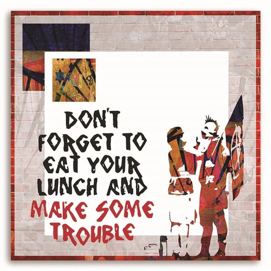 Canvas Print Banksy Modern Street Art