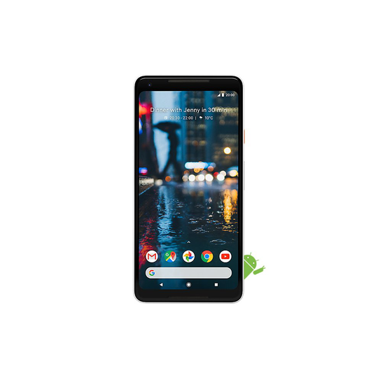 (Unlocked, White) Google Pixel 2 XL Single & eSim | 64GB | 4GB RAM