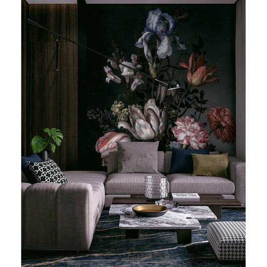 Argirdas Vintage Floral Rose Wallpaper
