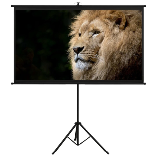 vidaXL Projection Screen with Tripod 84" 16:9 Film Display Projector Screen