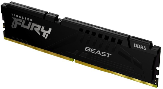 Kingston FURY Beast 16GB 4800MHz DDR5 CL38 DIMM Memory - Black