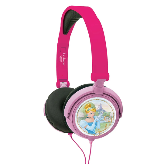Lexibook Disney Princess Foldable Stereo Headphones With Volume Limiter