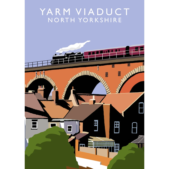 Yarm Viaduct by Richard O'Neil - Graphic Art Print on Paper
