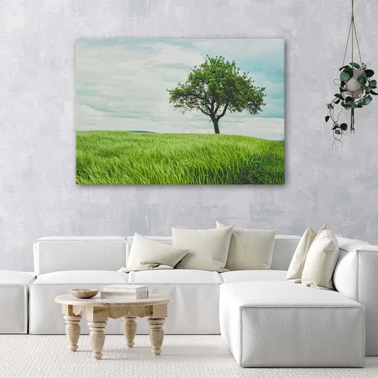 Canvas Print Green Tree Landscape Nature