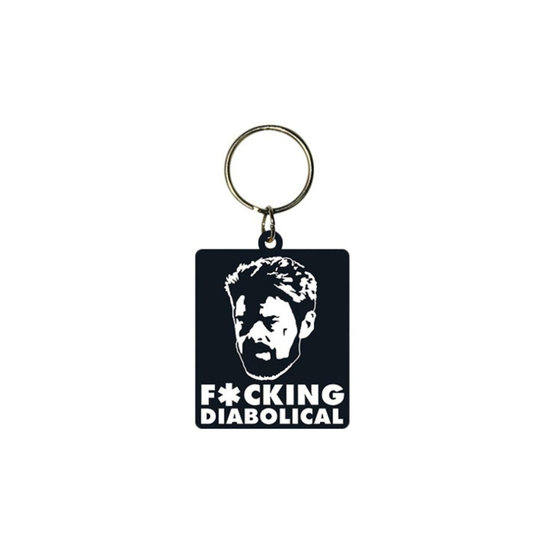 The Boys Diabolical Rubber Billy Butcher Keyring