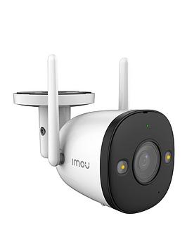 Imou Outdoor Bullet Camera, 2K, Full Colour Nightvision, Spotlights, Ai Human Detection, 2 Way Audio, 110Db Siren, Local Hot-Spot Connection, H.265