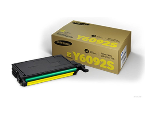 Samsung CLT-Y6092S Yellow Original Toner Cartridge - Standard Yield 7000 Pages - SU559A