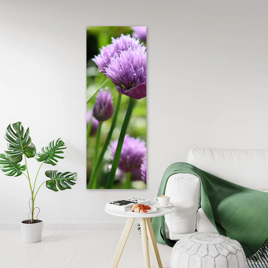 Canvas Print, Purple Flowers