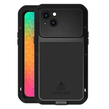 Love Mei Powerful iPhone 14 Plus Hybrid Case - Black