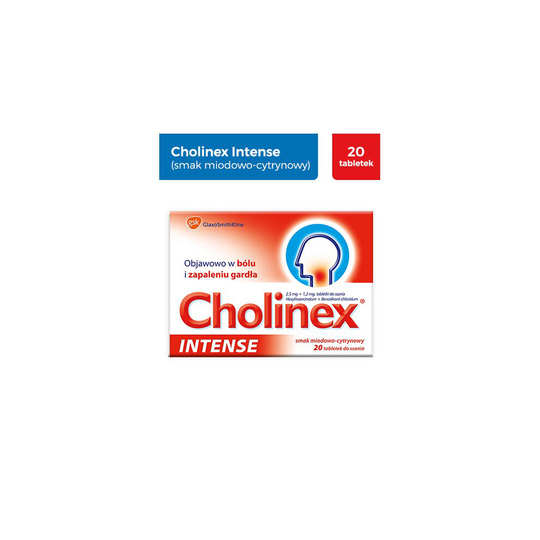 Cholinex Intense flavor honey lemon, 20 tablets Sore Throat Cold & Flu