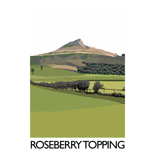 'Roseberry Topping 4' Graphic Art