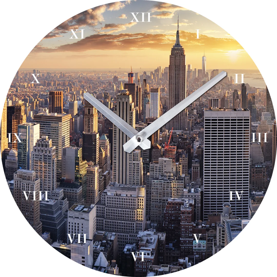 Flight View 25cm Wall Clock